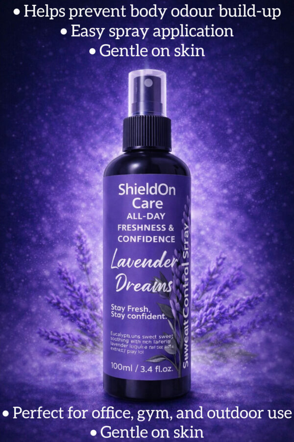 Sweat Control Spray- Lavender Dreams